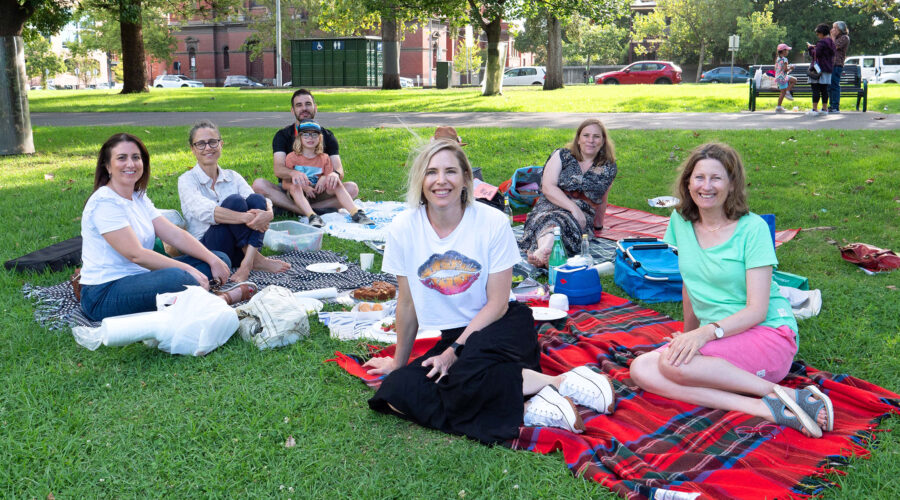 People at a picnic